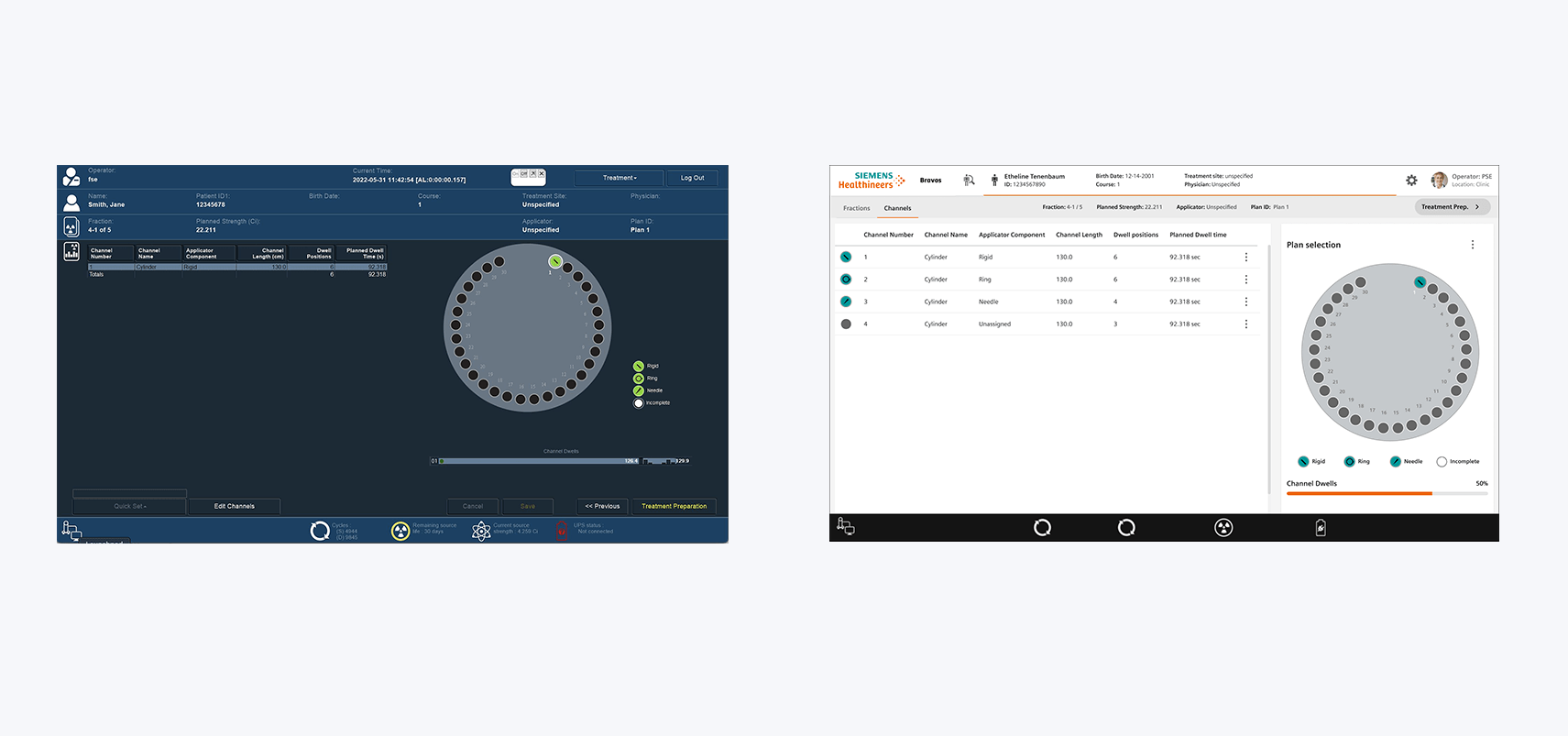 Redesigned interface overview